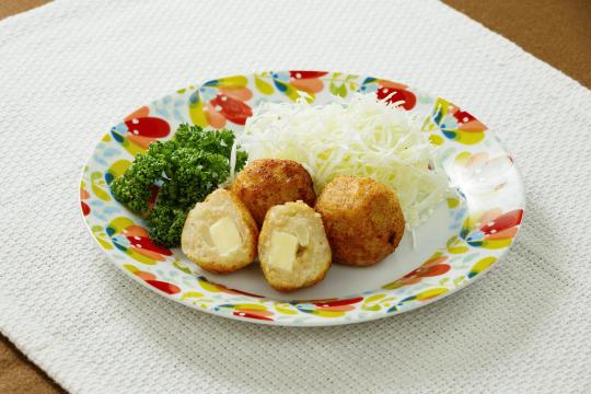 明太子チーズのハッシュドポテト