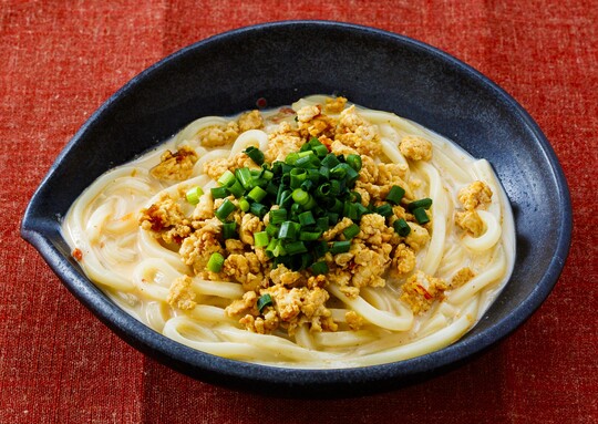 鶏ひき肉たっぷりの
豆乳坦々うどん