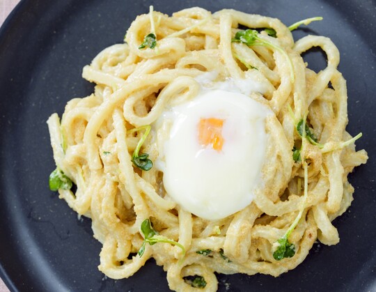 冷やし明太マヨうどん
