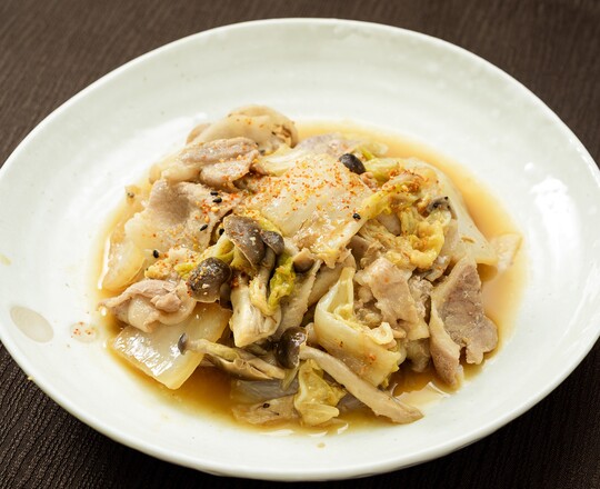 豚肉と白菜の蒸し煮