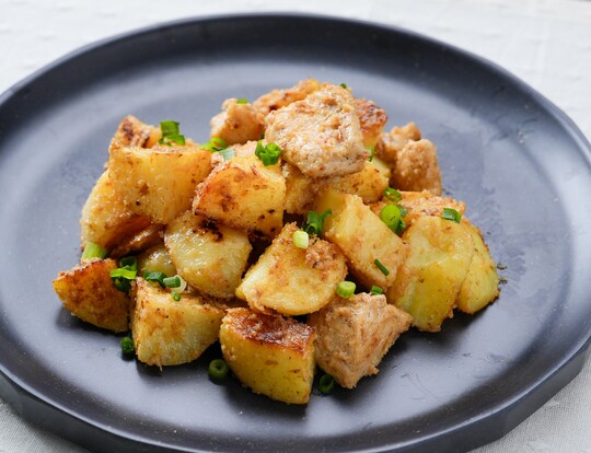 鶏じゃが明太子和え