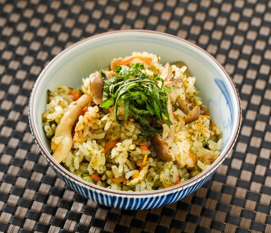 のり佃煮の
炊き込みご飯