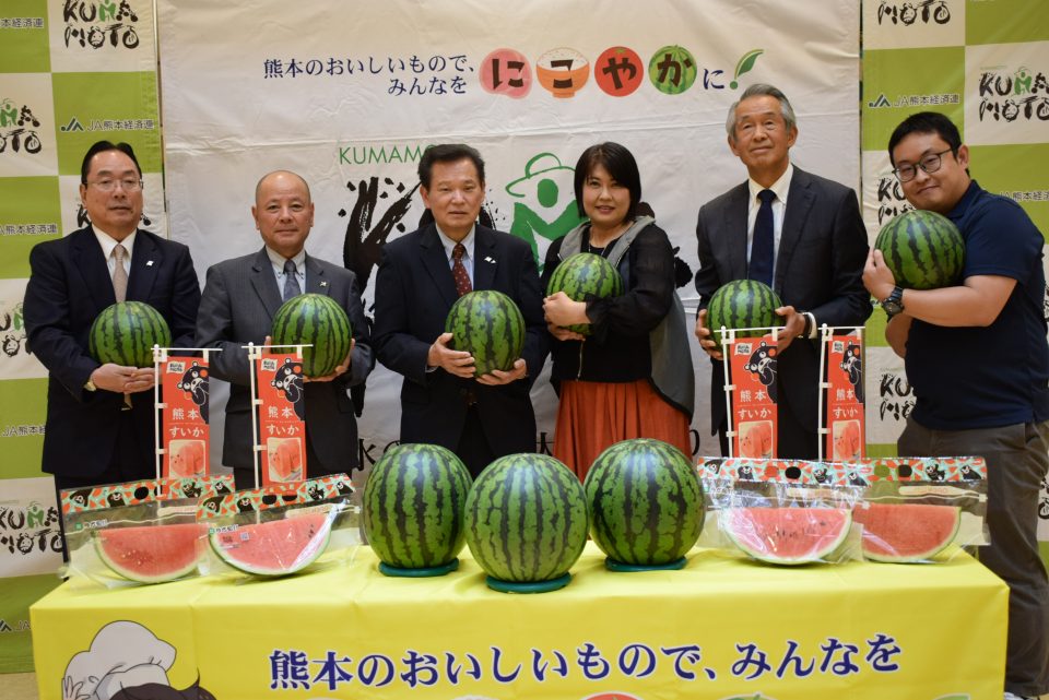 生産量日本一のスイカを子どもたちに 熊本県内のこども食堂に熊本県産